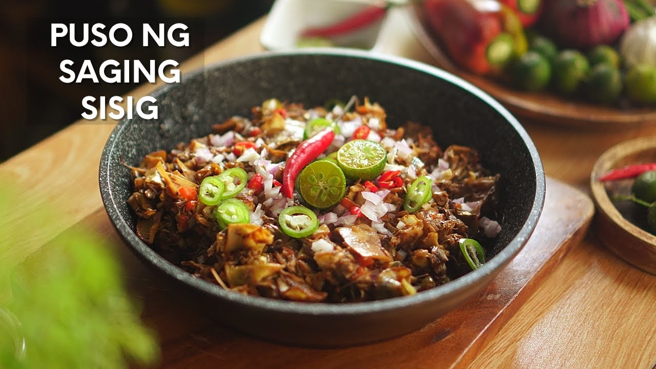 How to cook Puso ng Saging Sisig | Filipino Vegetable Sisig made of Banana Flower