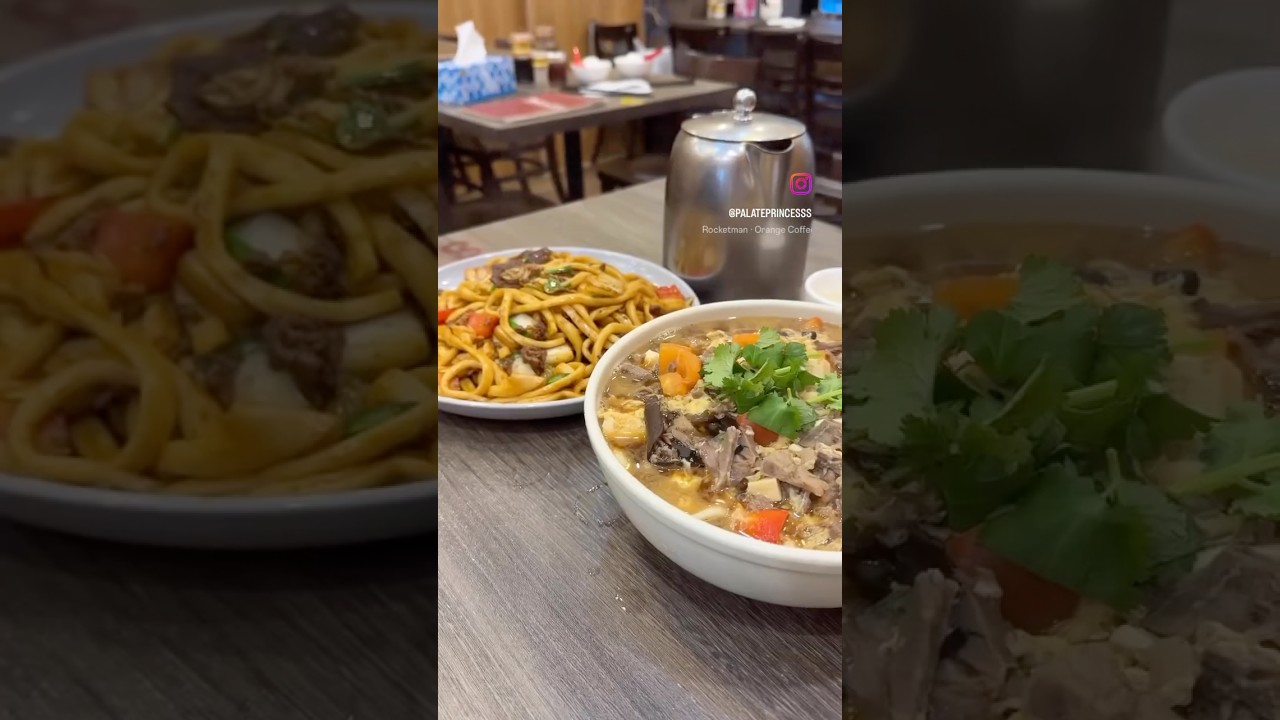 ‼️GIANT bowls of handpulled noodles under $15‼️#noodles #chinesefood #burwood #sydneyfood #cheapeats