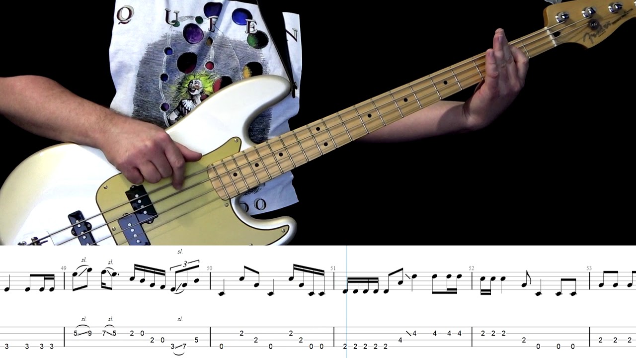 The Show Must Go On by Queen Bass Tab by Abraham Myers
