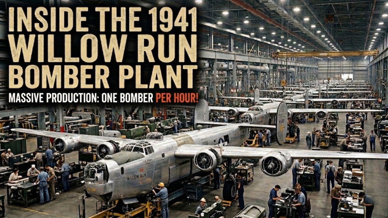 Inside The 1941 Willow Run Bomber Plant (and Why Modern Factories Can't Scale Like This)