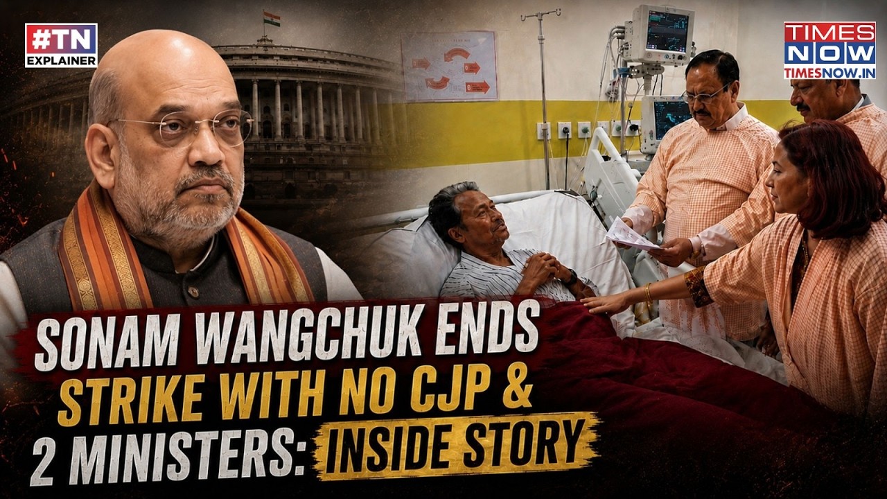 Wangchuk Ends Strike: Modi's Ministers But CJP Missing At Hospital| Inside Centre, Protester's Talks