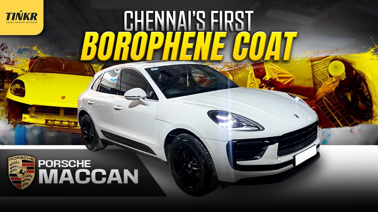 Как снова сделать Porsche Macan ИДЕАЛЬНЫМ! (Покраска, вмятины и борофен) | Tinkr Bytes