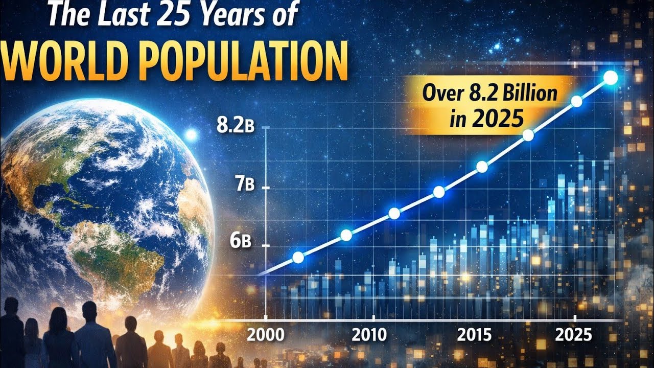The Shocking Rise of World Population (2000–2025)