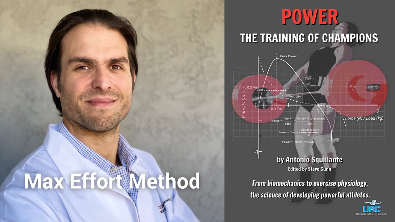 Max Effort Method with Antonio Squillante | Ultimate Athlete Concepts