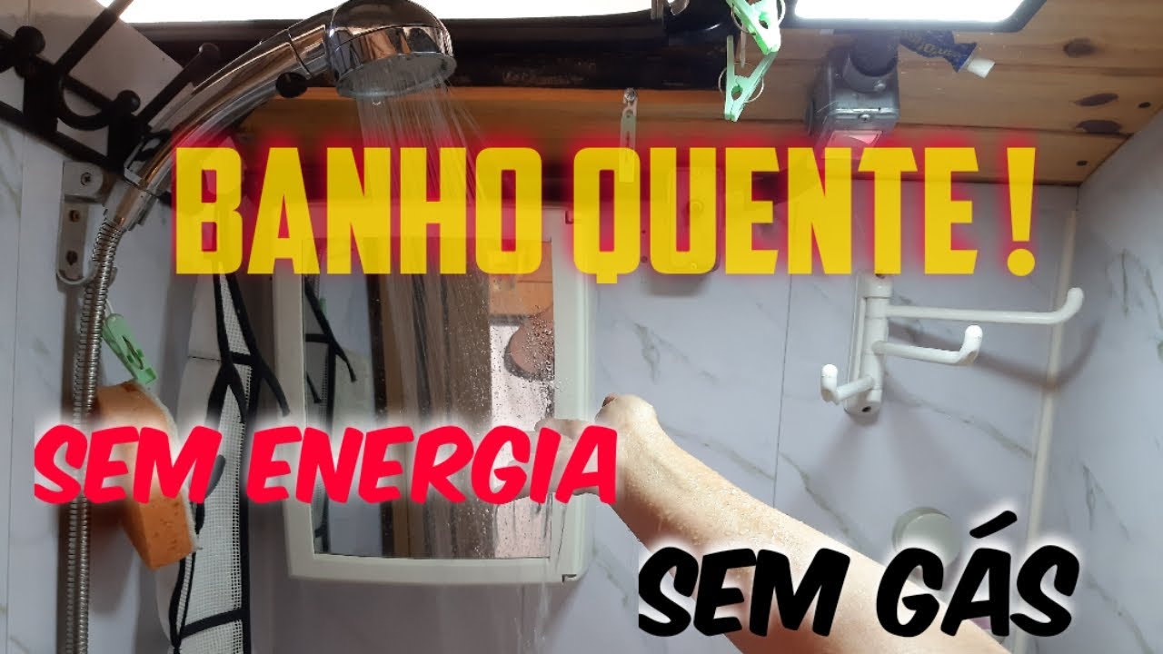 Aquecimento Alternativo para chuveiro  em motorhome