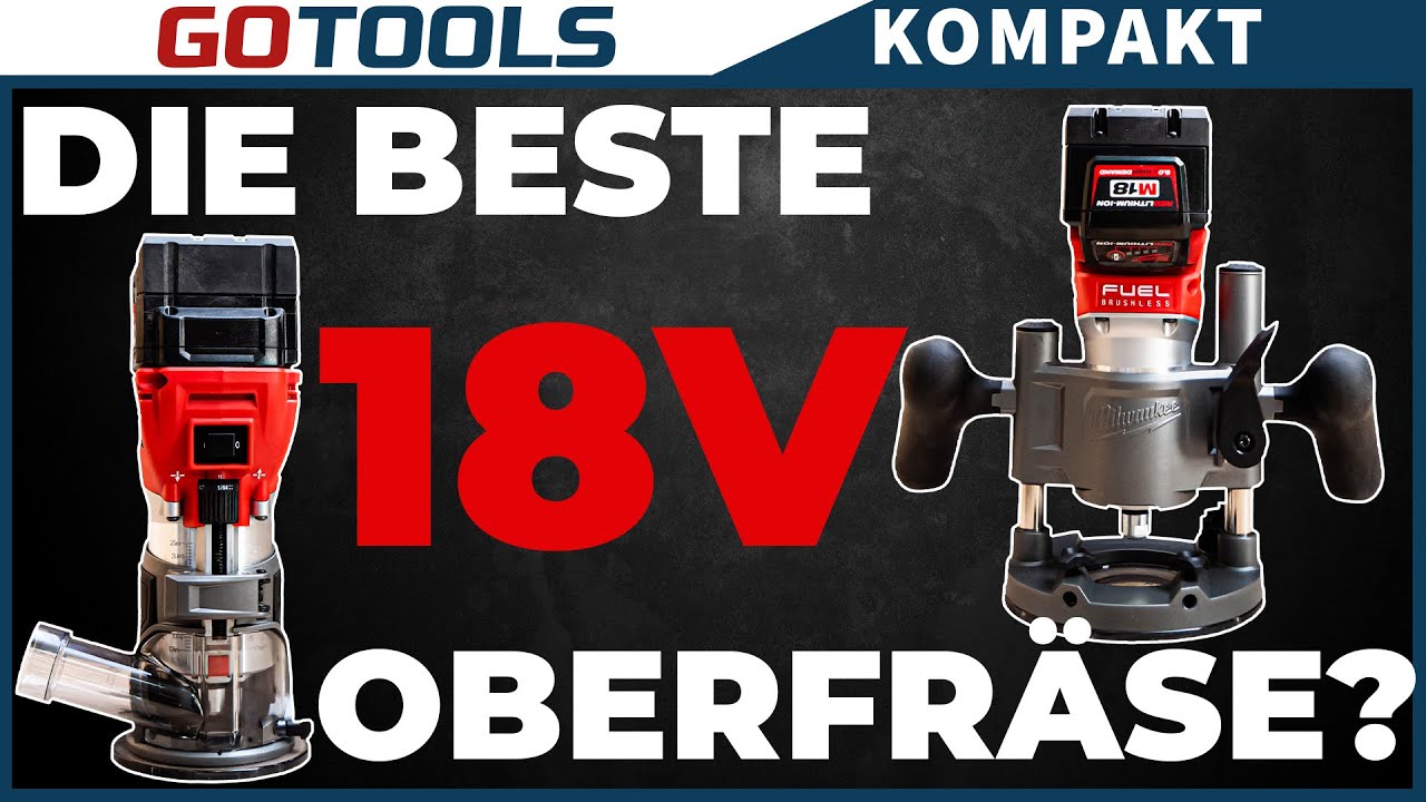 Die Beste?! | Milwaukee Akku Kanten-/Oberfräse M18 FTR | Alle Feinheiten & Details