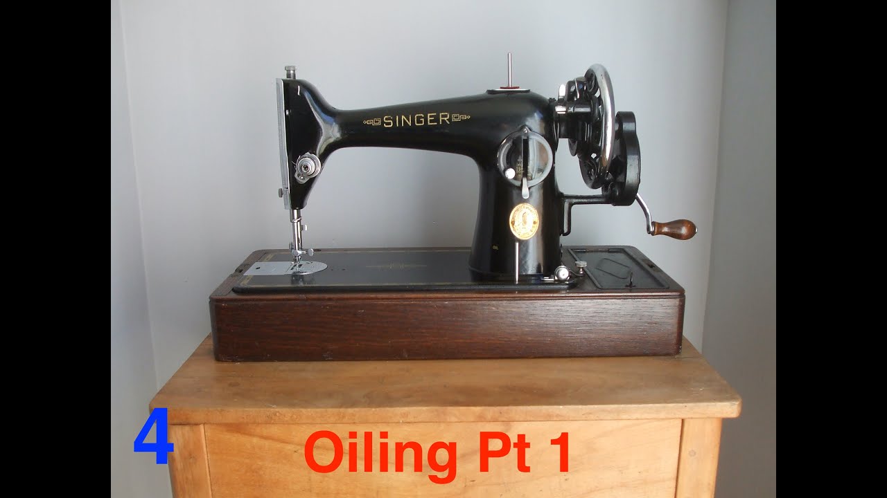 Singer 201 How to look after and maintain and use the Singer 201 correctly. 4. Oiling Pt 1