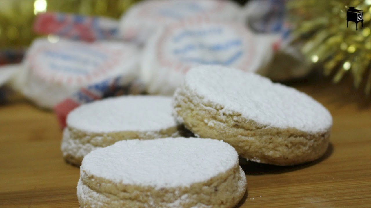 Polvorones Tradicionales | Mantecados de almendra | Receta de Navidad