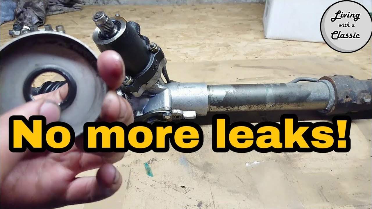 Jaguar XJS power steering leak - How to fix a leaking steering rack on a Jaguar XJS, XJ12 and XJ6