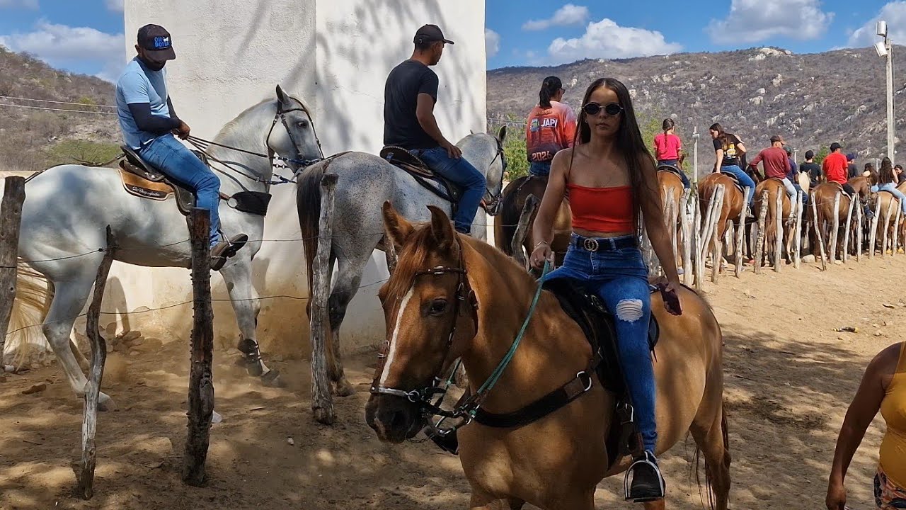 Fui até a XV cavalgada de São Sebastião em japi rn pela a estrada de terra na divisa com a Paraíba 