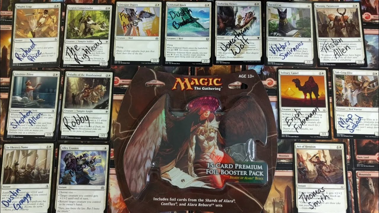 MTG Premium Foil Booster Pack Shards of Alara