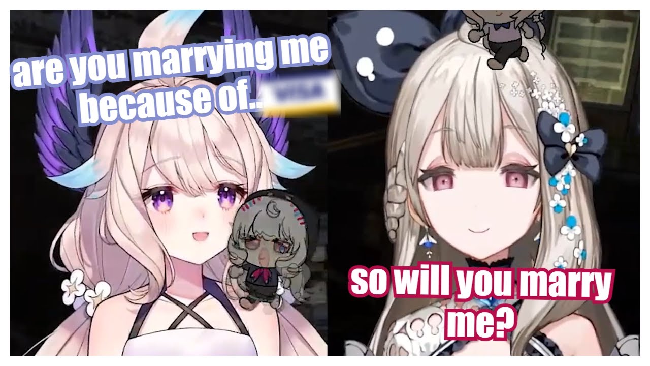 Reimu is marrying Enna cuz of her Visa