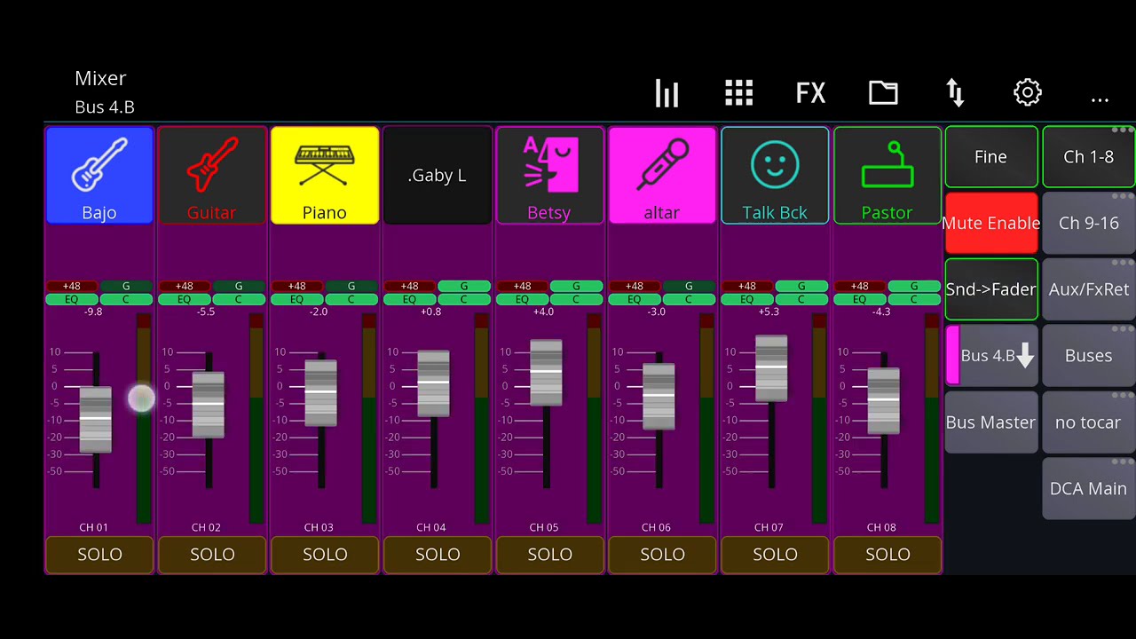 Cómo utilizar la aplicación Mixing Station en una Consola Digital Behringer offline (sin conección)