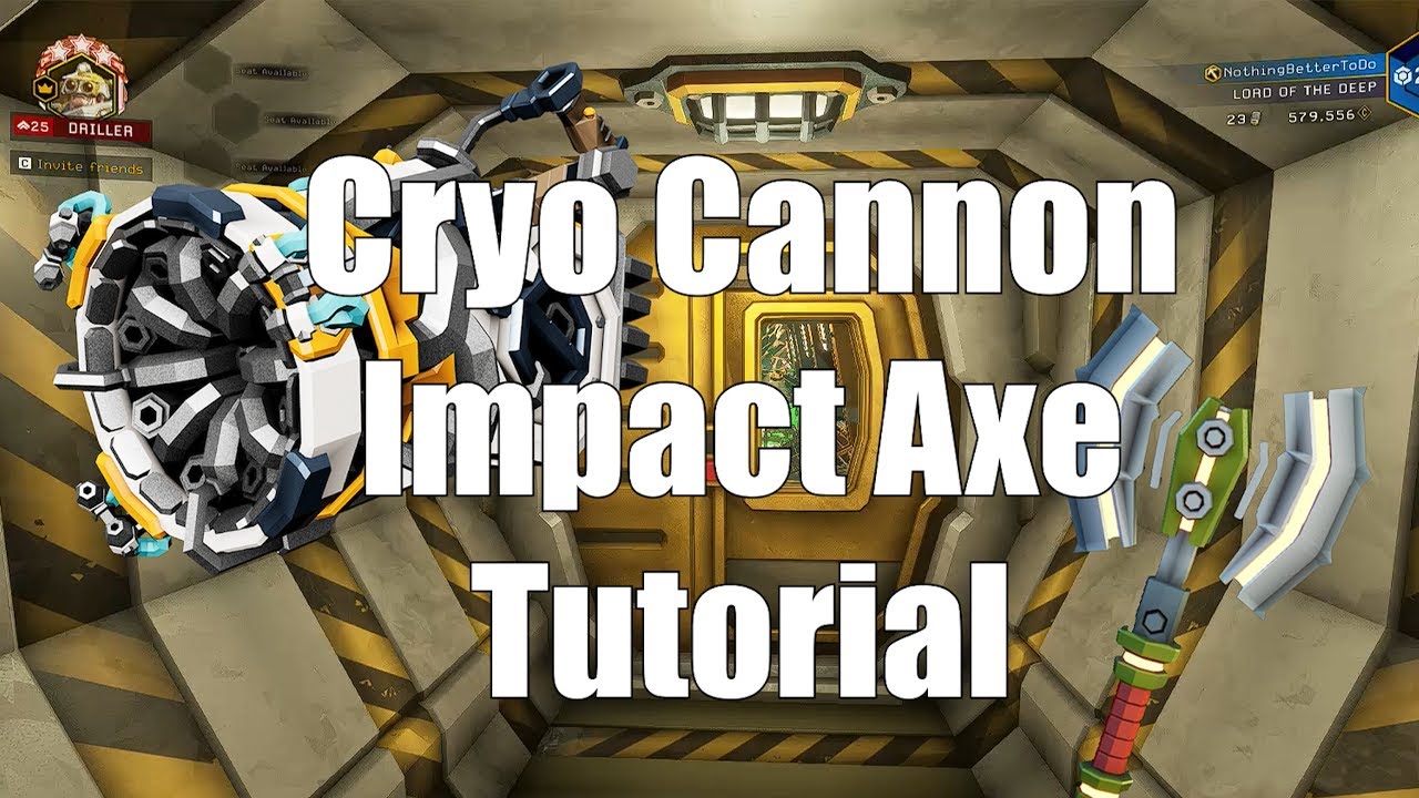 DEEP ROCK GALACTIC: Cryo Cannon and Impact Axe Tutorial!