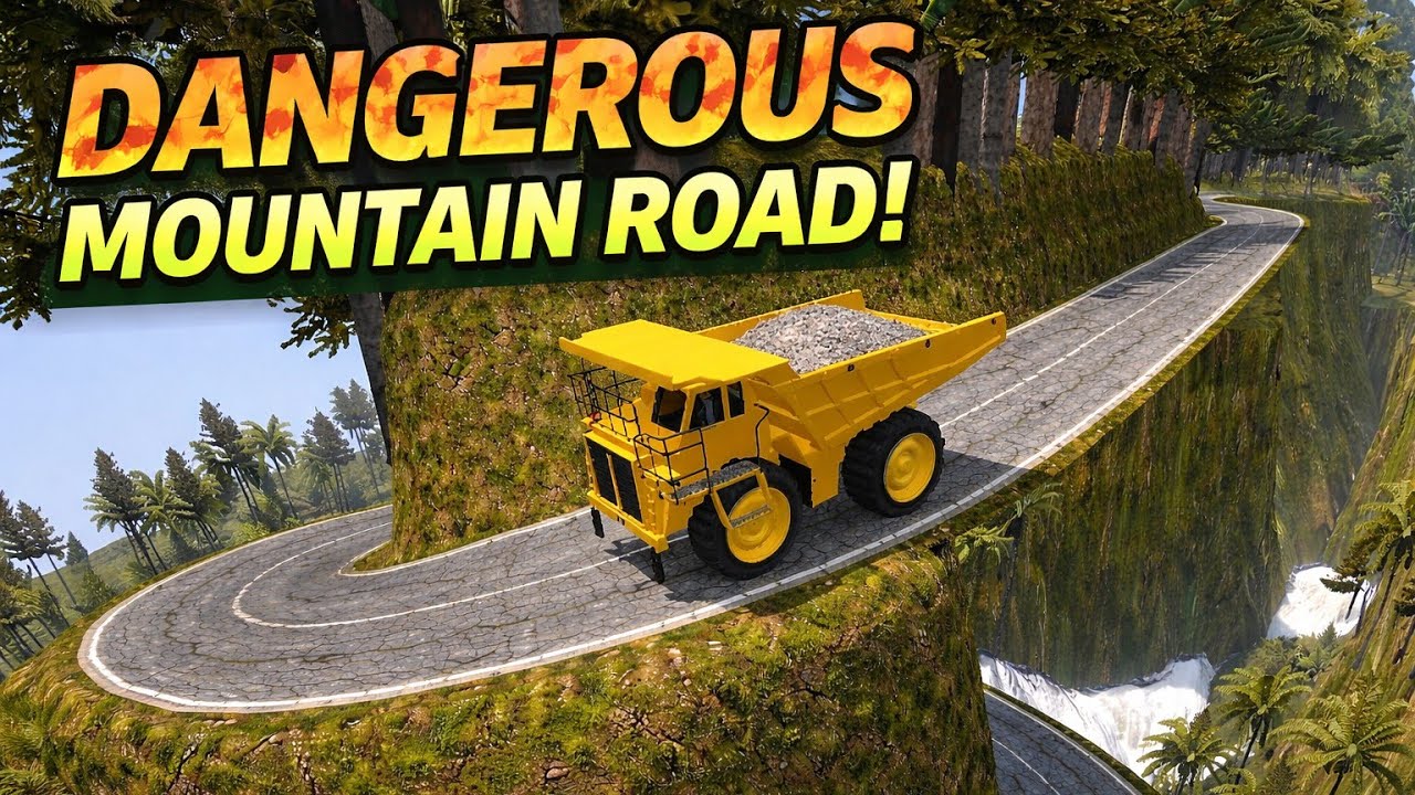 Caterpillar Dump Truck gameplay in Indonesia Bus simulator game😱|Bussid gameplay|Map and vehicle mod