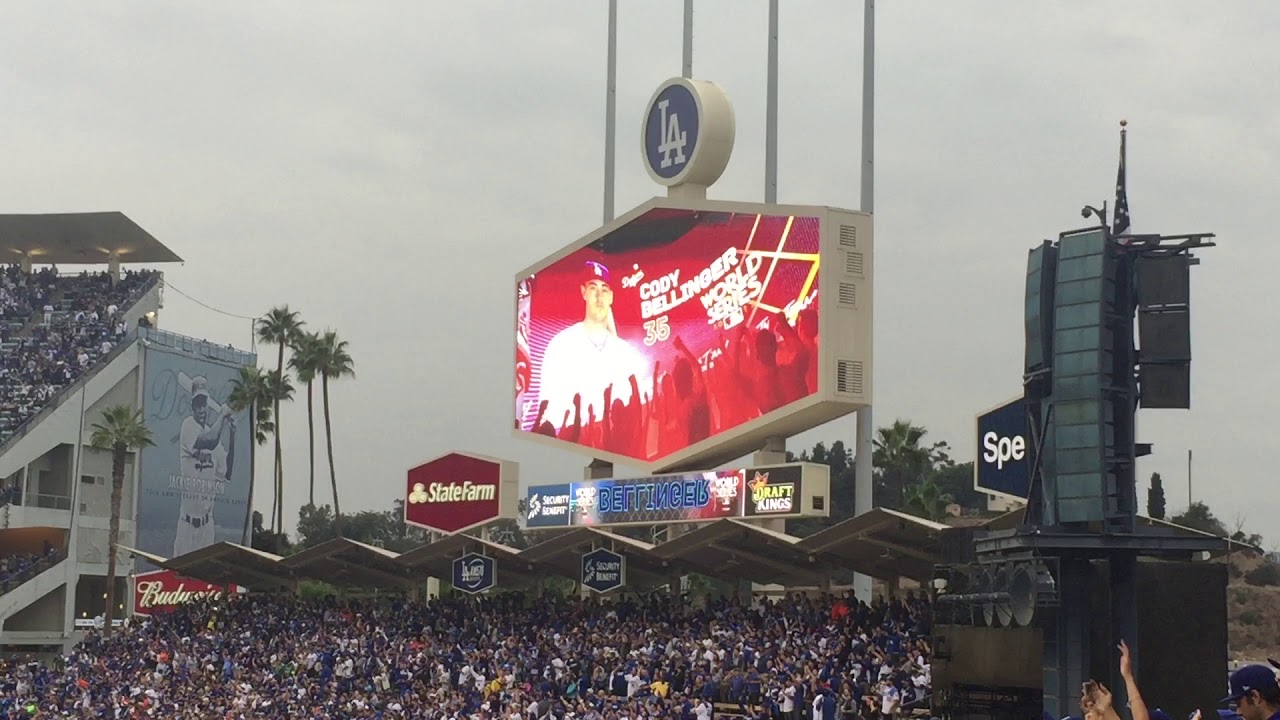Los Angeles Dodgers Starting Lineup 2017 World Siries Game6