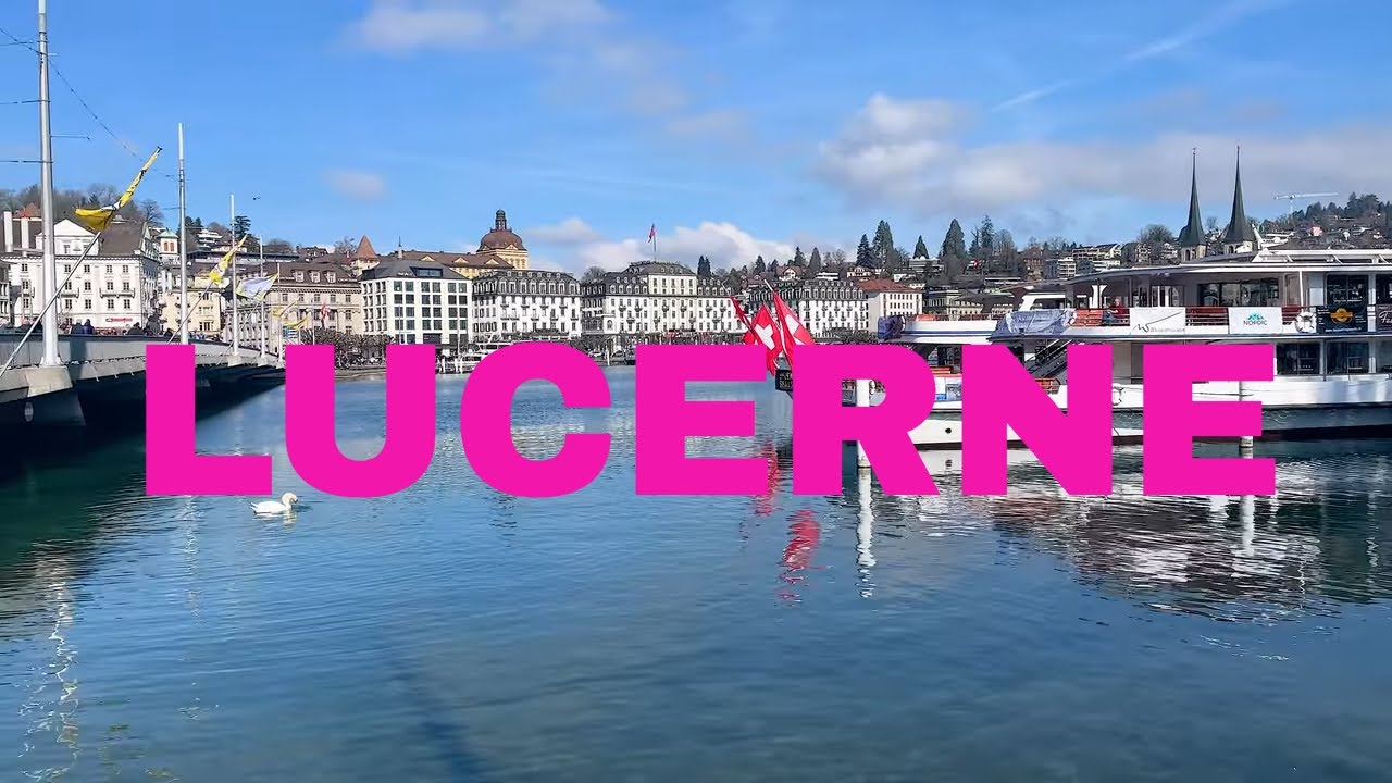 A Day In Lucerne: Exploring Switzerland's Beautiful City [4k] 🇨🇭