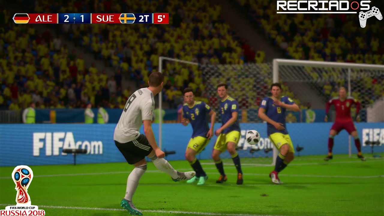 Alemanha 2 x 1 Suécia - COPA DE 2018 - RECRIADOS