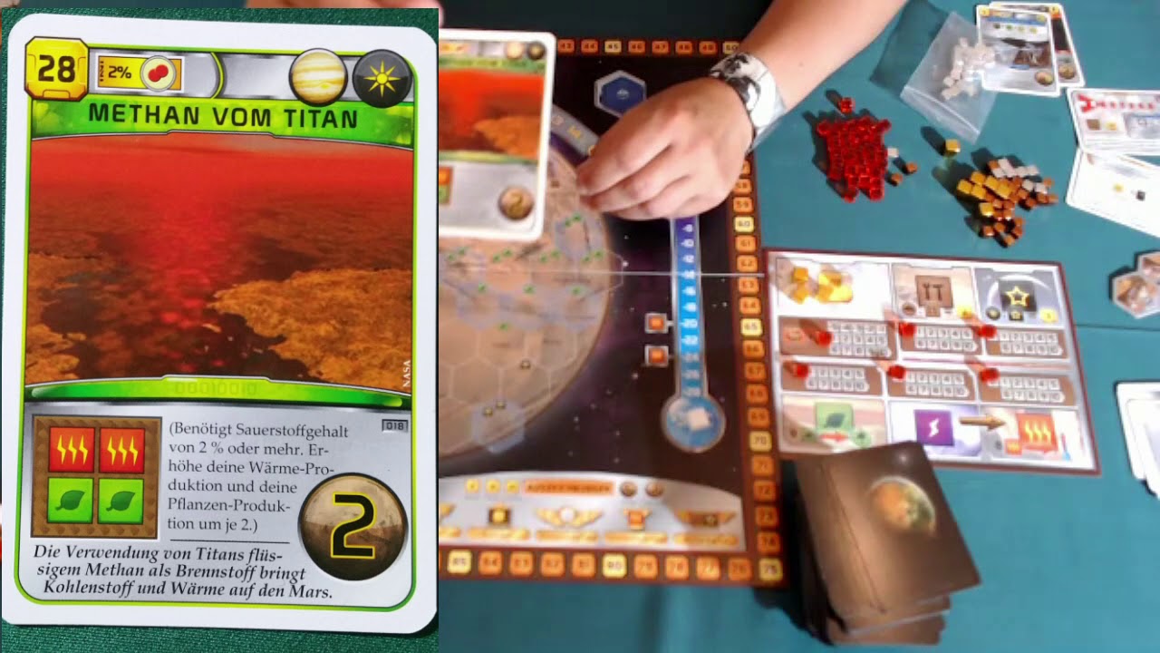 Terraforming Mars kurze Regelübersicht und Fazit