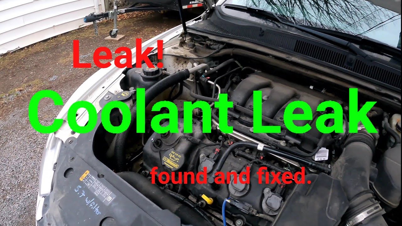 Found and Fixed my Coolant Leak on my 2013 Ford Taurus Interceptor Sedan AWD