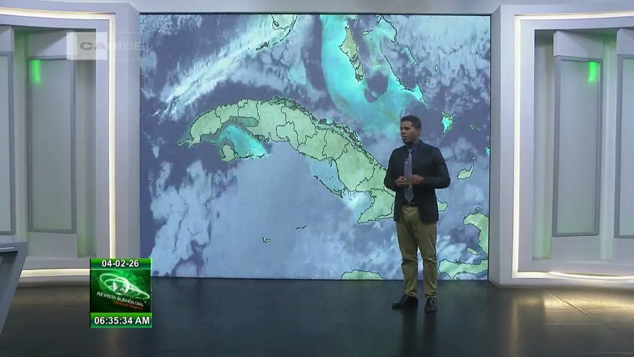 Pronostico del Tiempo en Cuba: chubascos aislados y noche fría