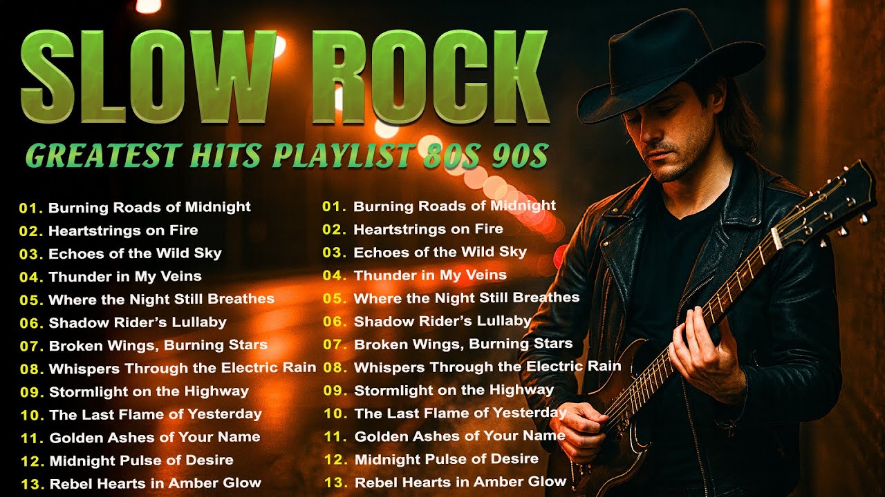 The Most Beautiful Slow Rock Ballads 🎸 Classic Love Songs That Touch the Soul
