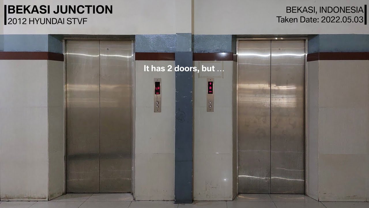 Hyundai STVF Traction Elevator at Bekasi Junction, Bekasi, Indonesia