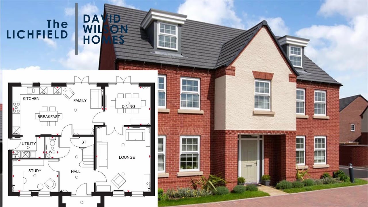 DWH Lichfield 5房大屋 2500呎 雙套廁 £830K 罕有靚則《移英利物浦》示範單位 連雙車房 大花園