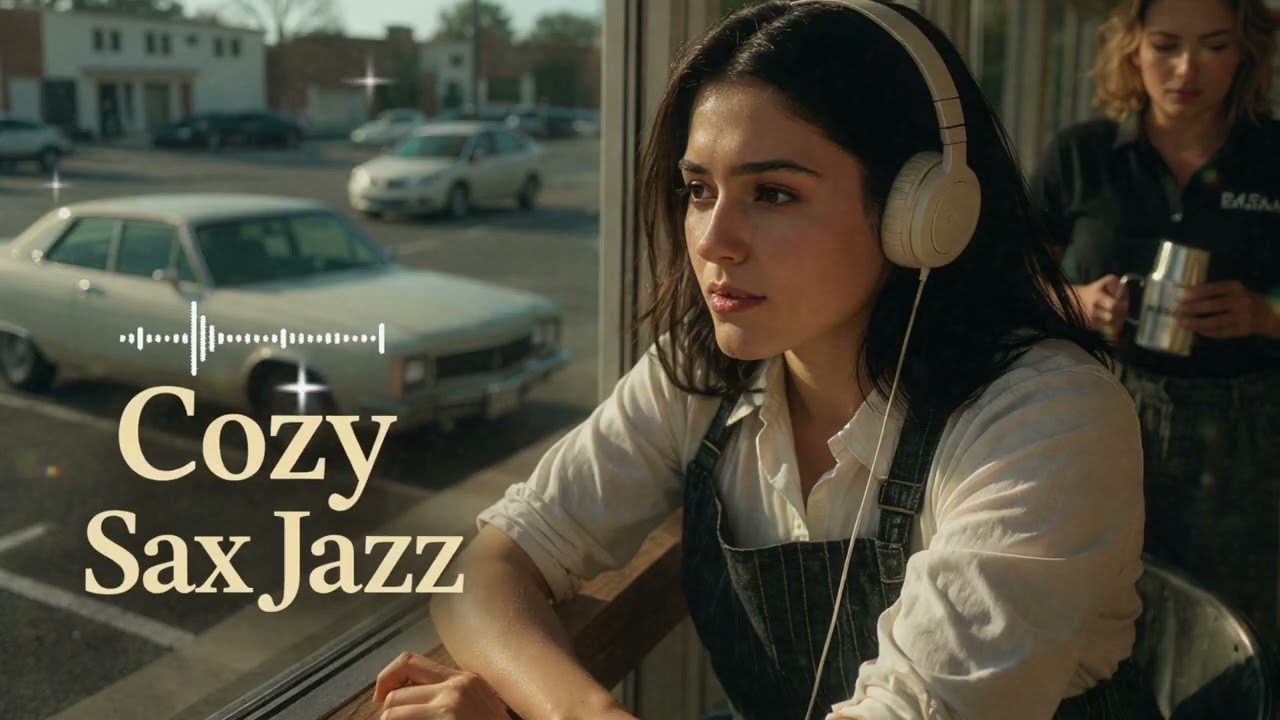 Cozy Coffee Shop Sax Jazz  Warm Female Vocal