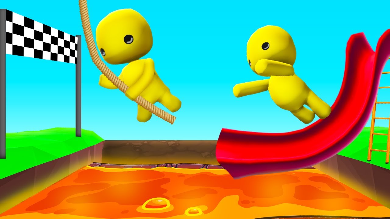 WOBBLY LIFE PARKOUR RACE TO THE FINISH WITH CHOP