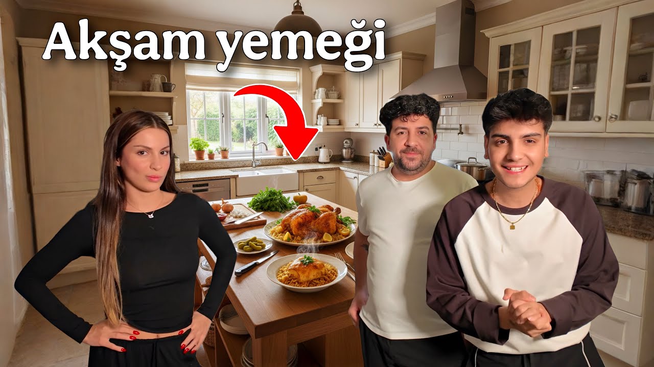 BU ÜÇLÜ MUTFAĞA GİRİP AKŞAM YEMEĞİ HAZIRLADI! Melih Yıldırım | Sıla Beyoğlu | Serkan 