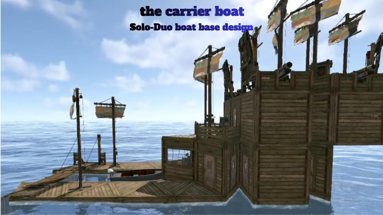 The carrier boat (Solo-Duo) boat base design