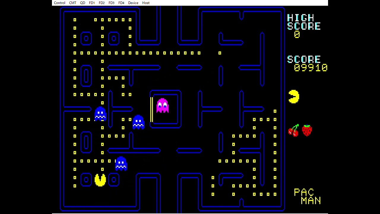 SHARP MZ 2200  PAC MAN  DEMPA / T.TABETA
