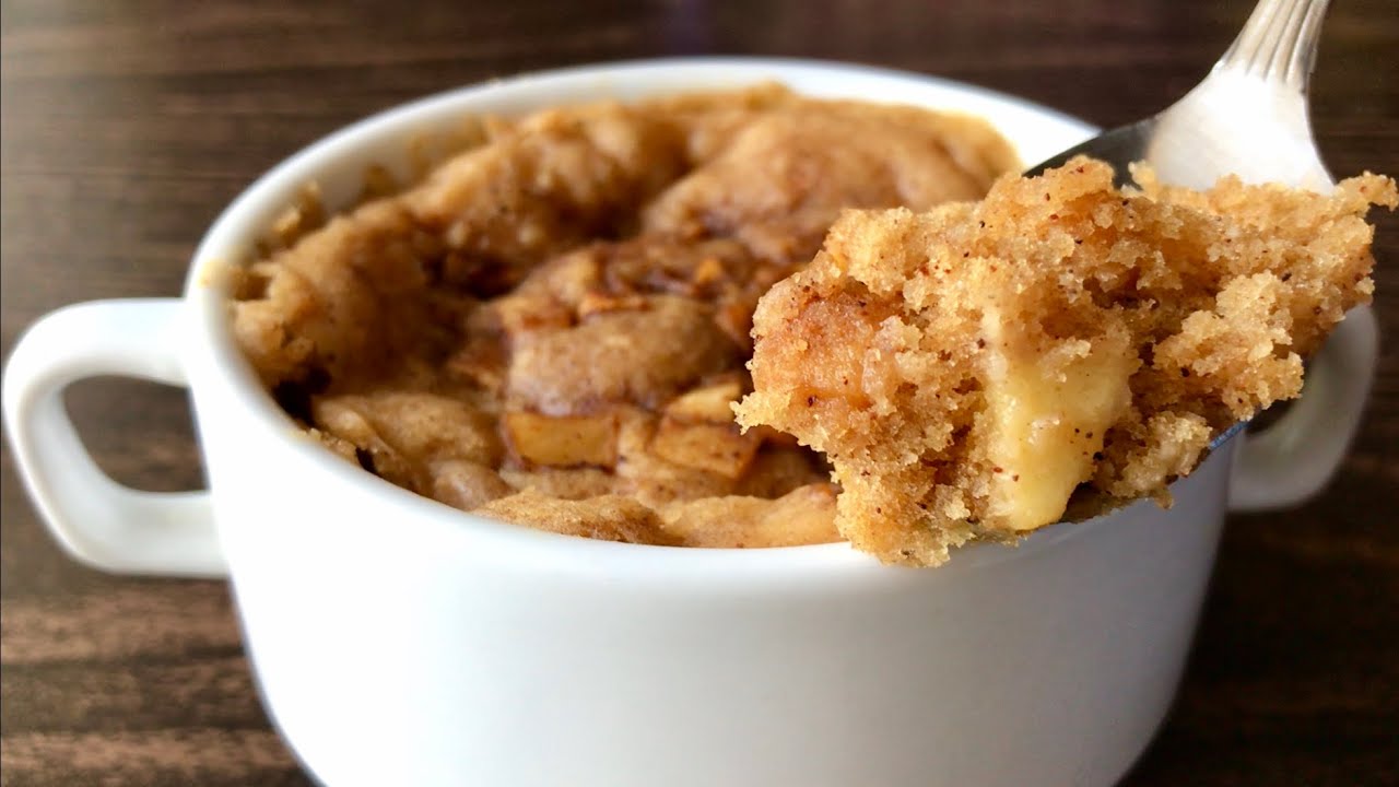 Apple Mug Cake in 1 Minute | Eggless Microwave Apple Cake | Em&rsquo;s Kitchen