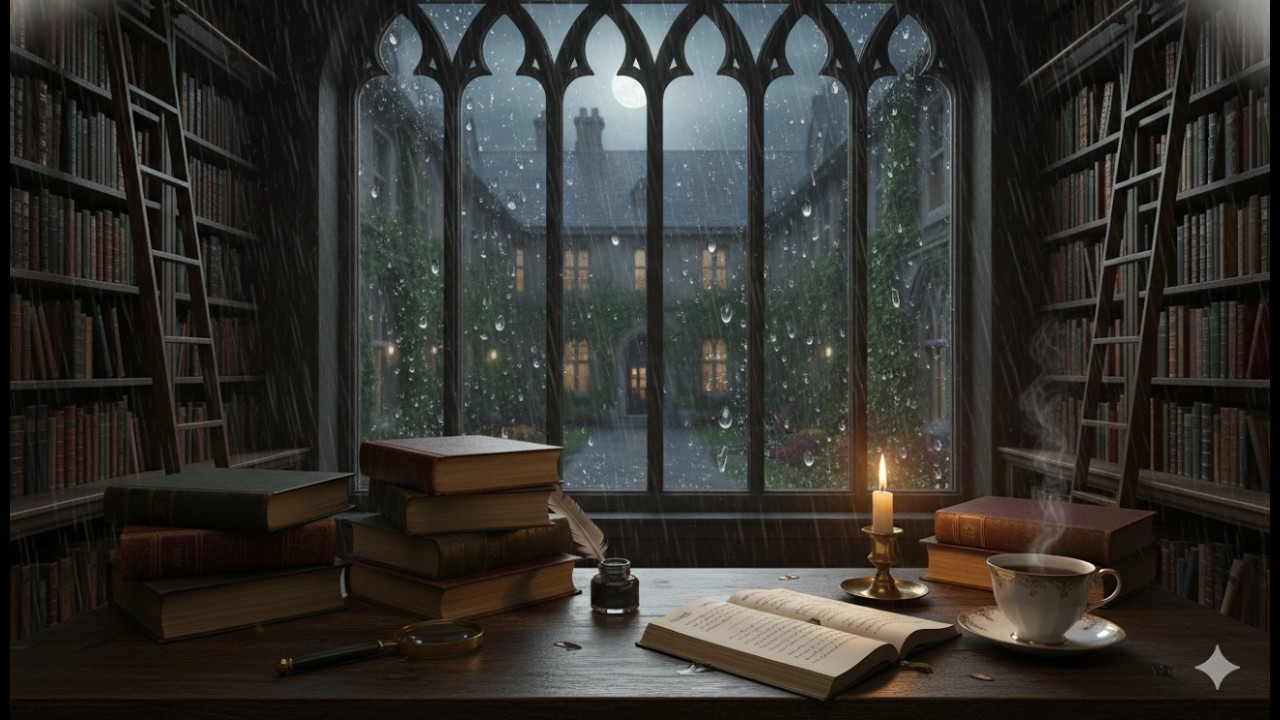 Dark Academia Study Music — Mournful Instrumental Music for Writing, Reading, and Studying