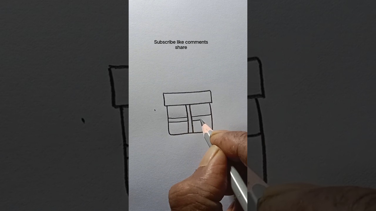 Gift Box Drawing very Easy 