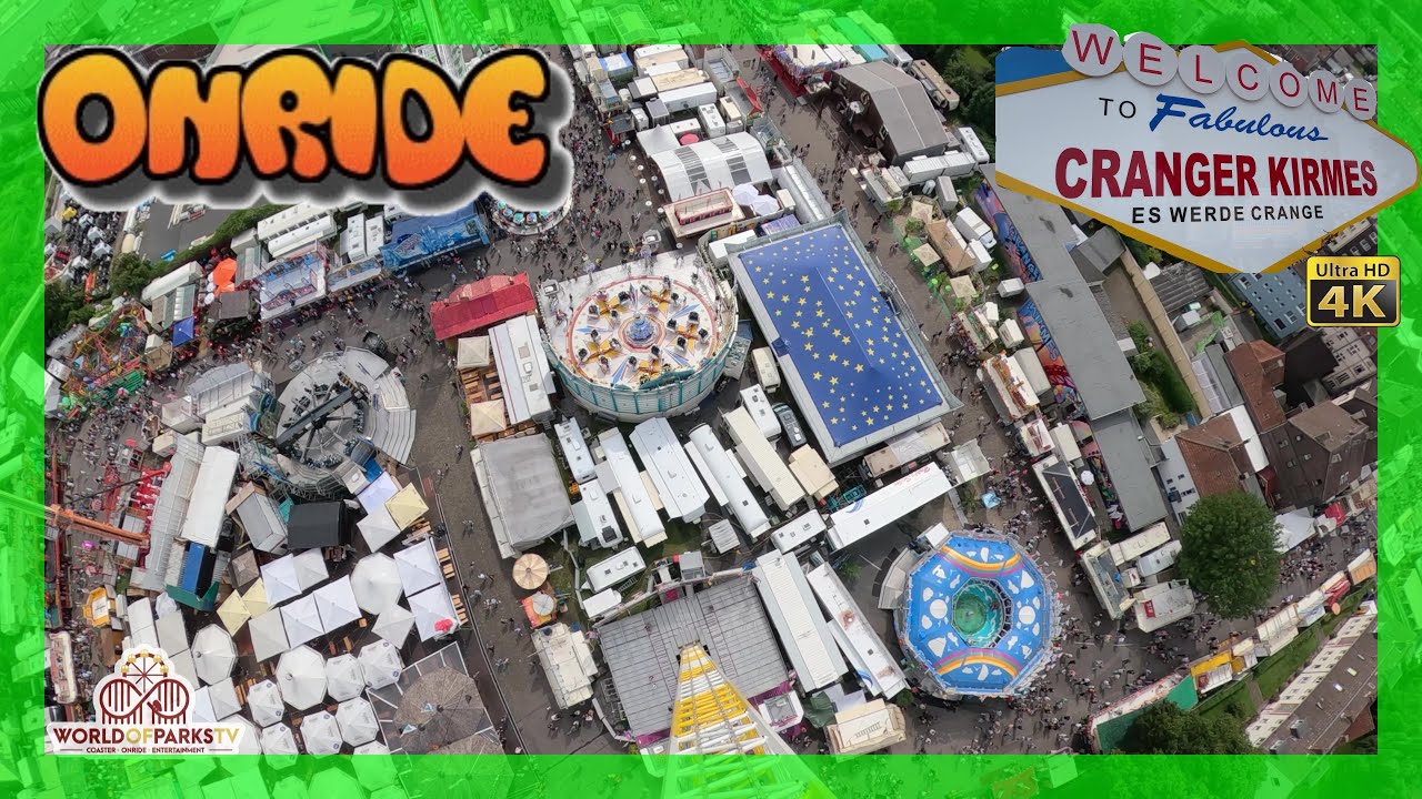 H&ouml;chster Transportabler GYRO Drop Tower der Welt Hangover The Tower (Onride POV) Cranger Kirmes 2023