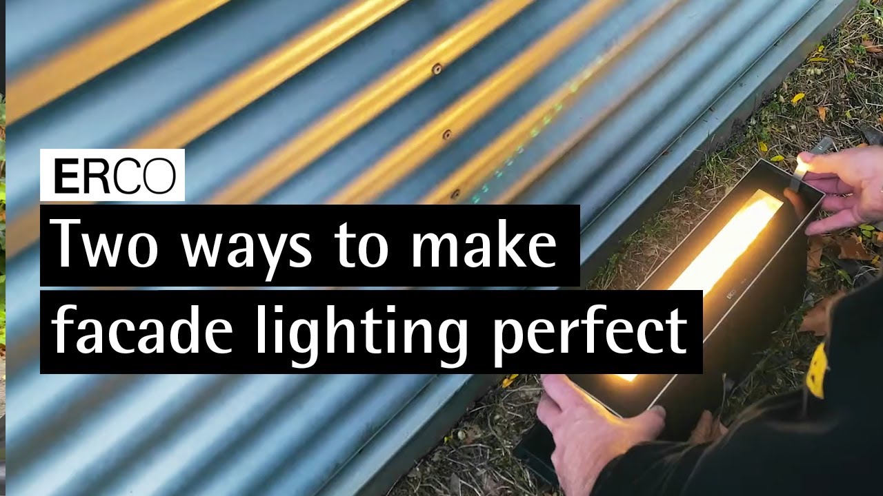 Two great ways to illuminate facades uniformly | ERCO
