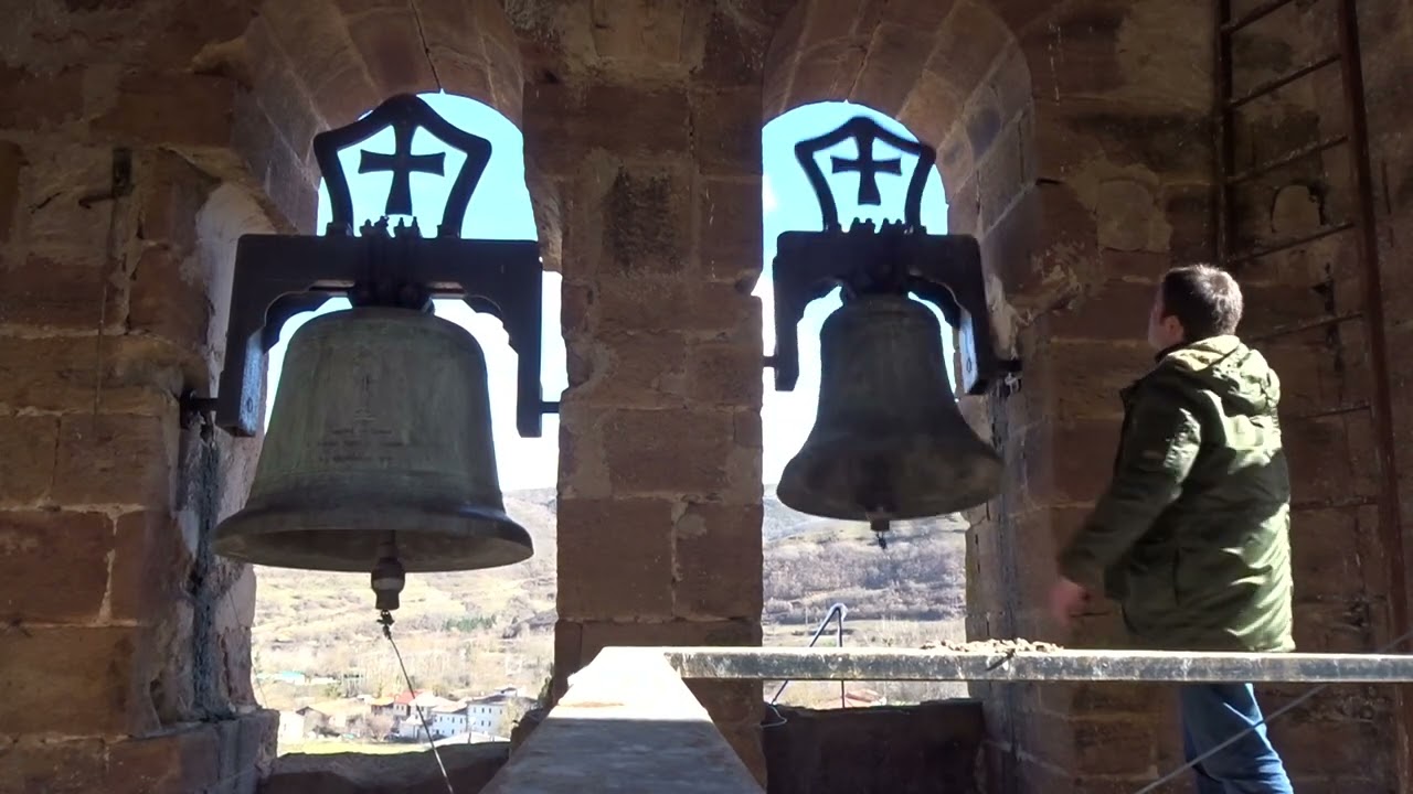 Ojacastro San Antón Esquilón, toque de bendición Habas La Rioja Campanes Sinos Glocken Cloches bells