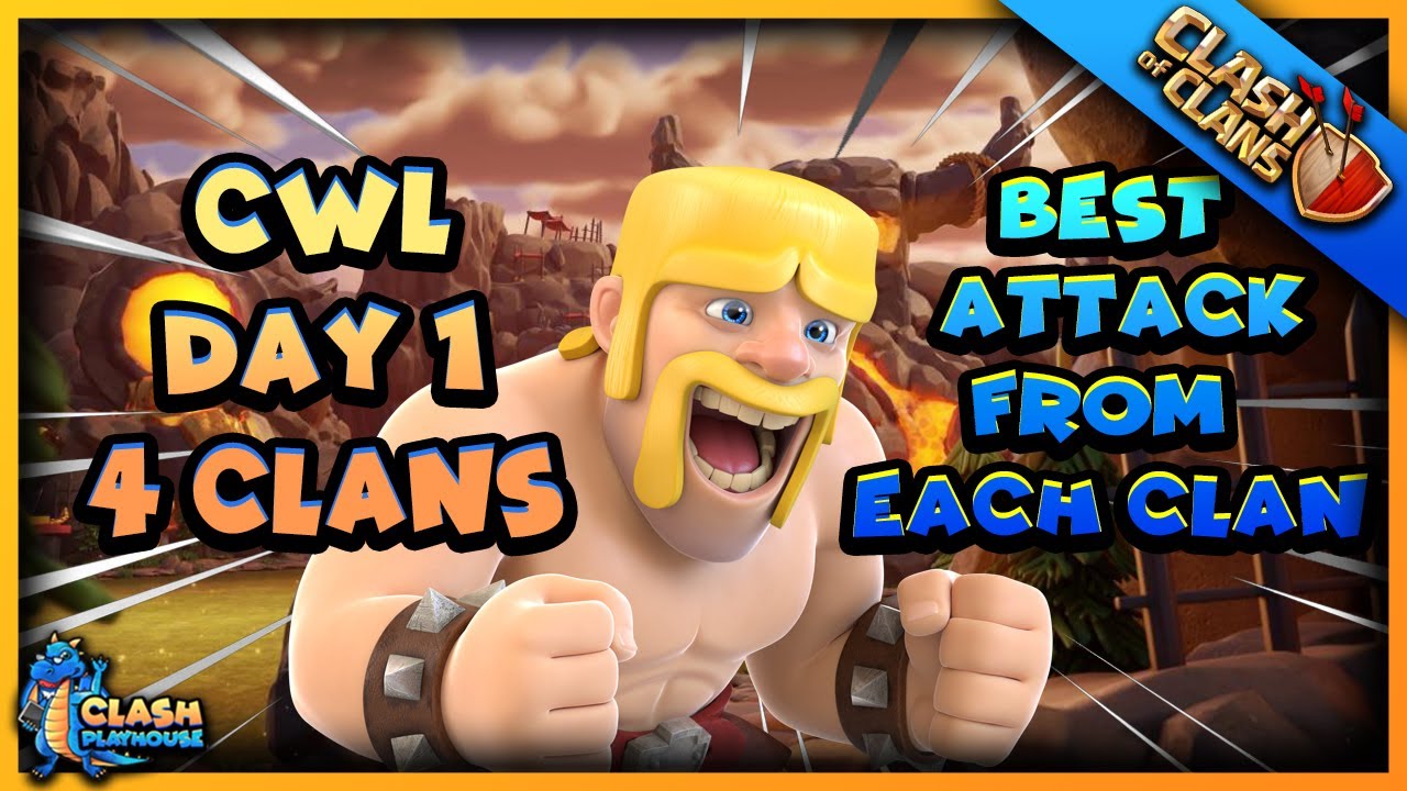 My favorite attack from each of our clans on CWL Day 1 | Clash of Clans