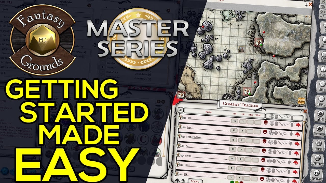Учебное пособие по Fantasy Grounds: Начало работы! — Мастер-серия Fantasy Grounds
