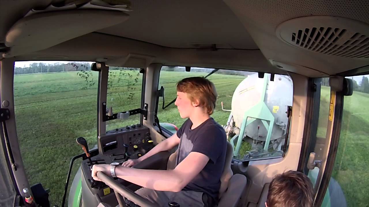 [GoPro] John Deere 6630 und Marchner Güllefass gülle fahren