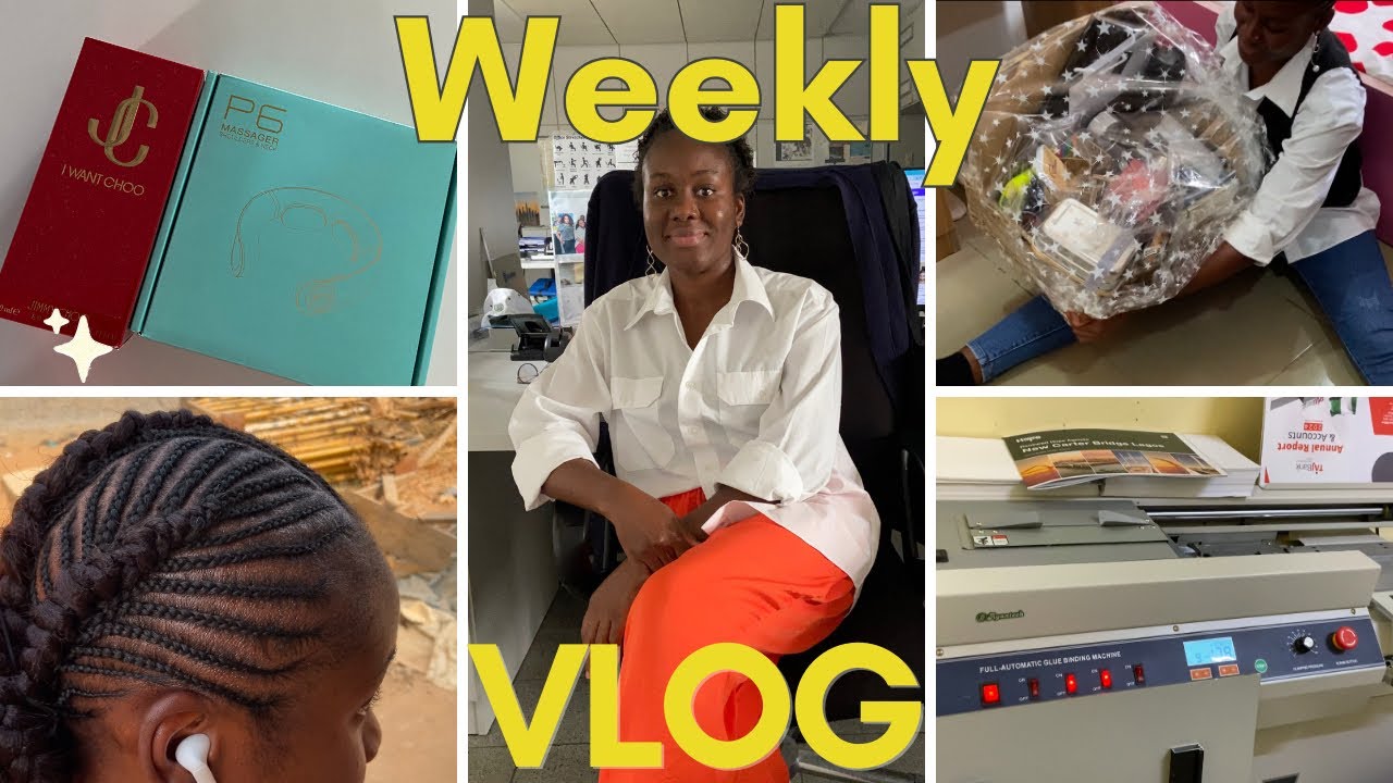 Days in my life in Abuja | Unboxing PR packages | Work Moments | New Hair-Do