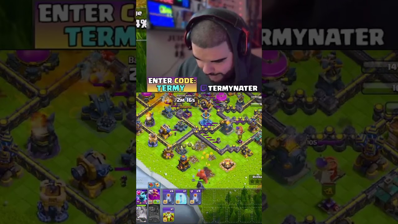 The Furnace Got FLUNG OFF THE SCREEN from my Giant Arrow! (Clash Of Clans)
