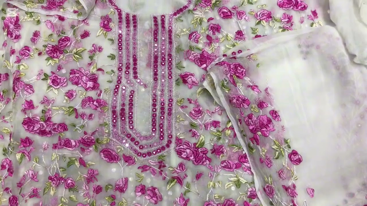 New Collection 2025 | Hand Embroidery With Gotta Mukaish Work Suits