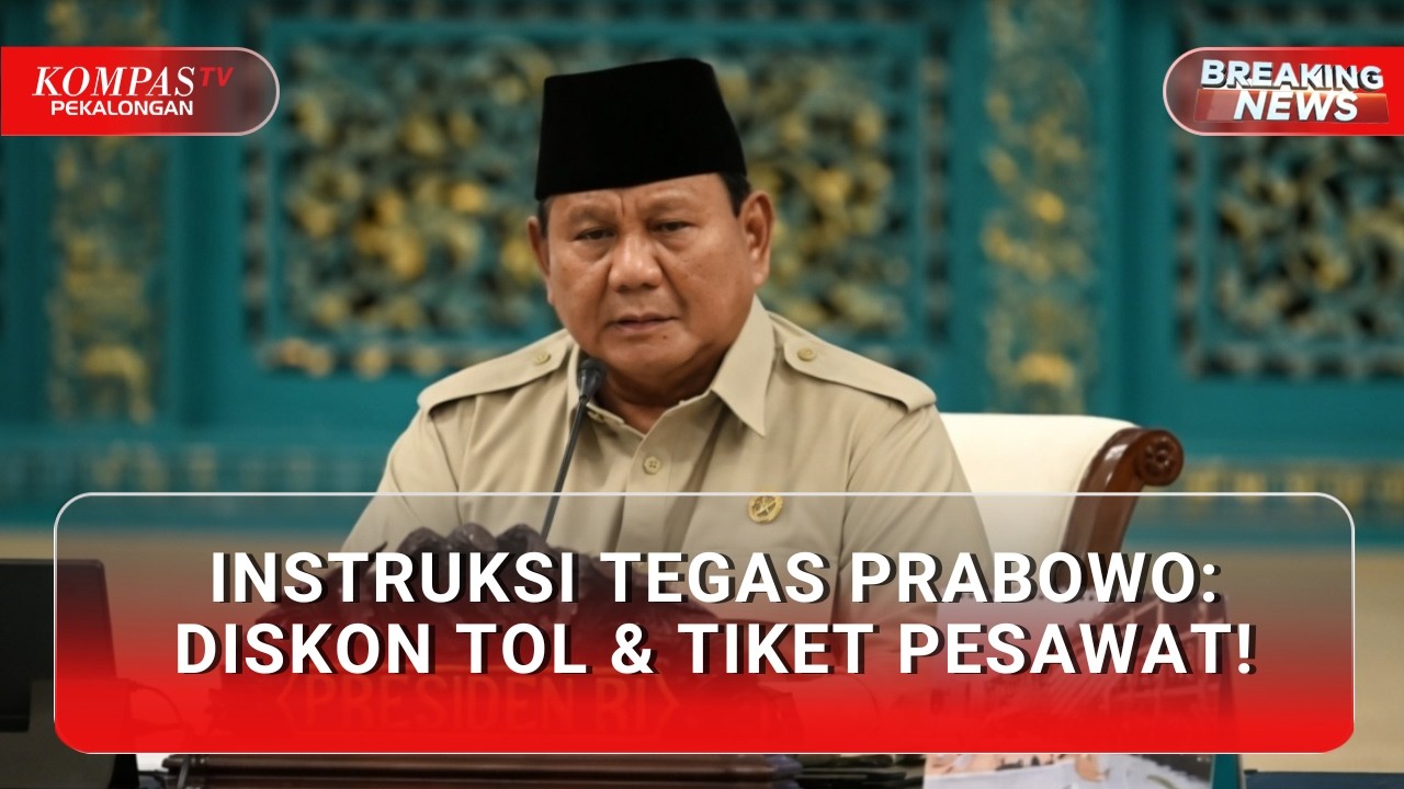 PRABOWO INSTRUKSIKAN DISKON: Tiket Pesawat, Kereta & Tol Resmi Dipotong untuk Mudik 2026!