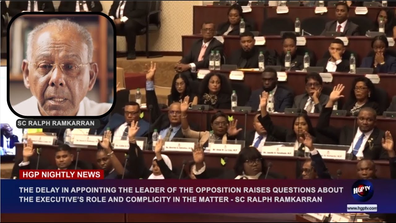 THE DELAY IN APPOINTING THE LEADER OF THE OPPOSITION RAISES QUESTIONS ABOUT THE EXECUTIVE’S ROLE....