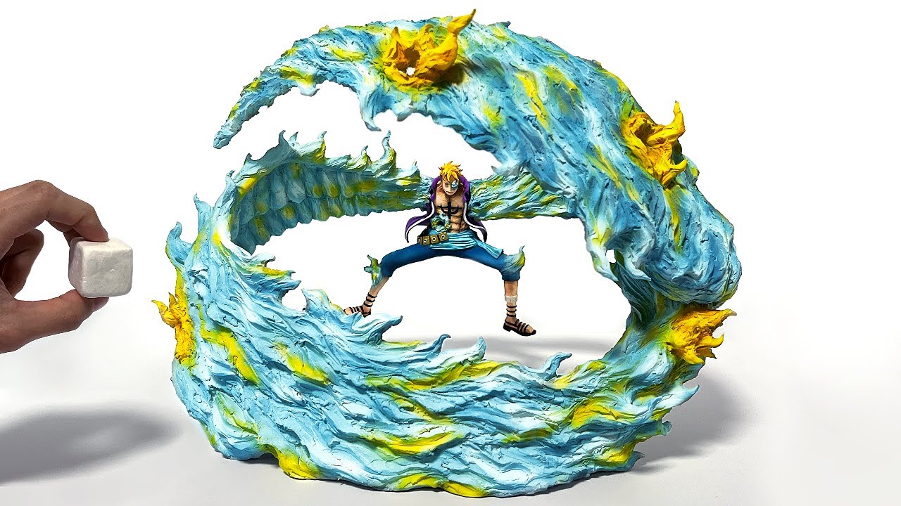 いきなりキングは取らせない”不死鳥マルコ”を粘土で作ってみた ワンピース フィギュア/Sculpting  Marco Protects White Beard ONE PIECE FIGURE