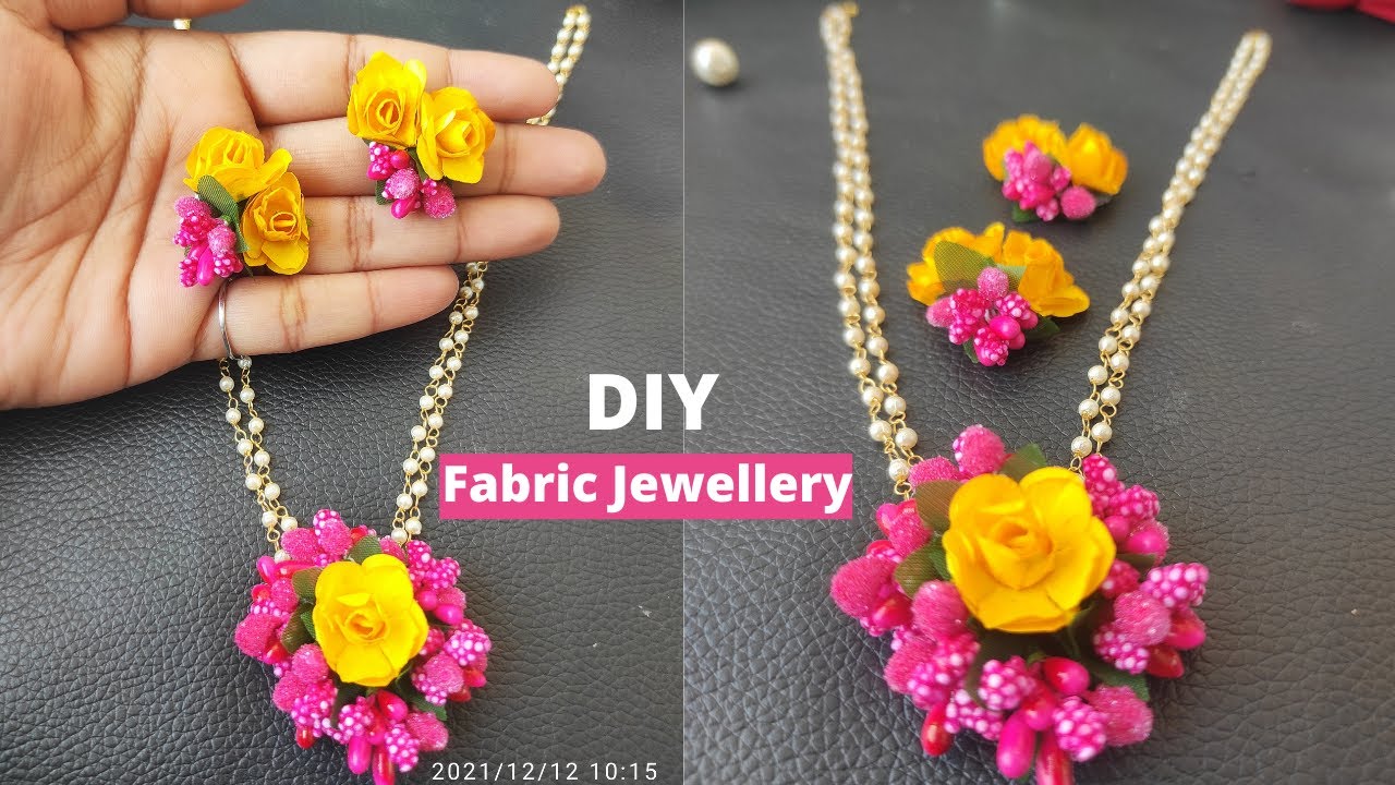Flower Jewellery Making at Home // Jewellery Making Tutorial //