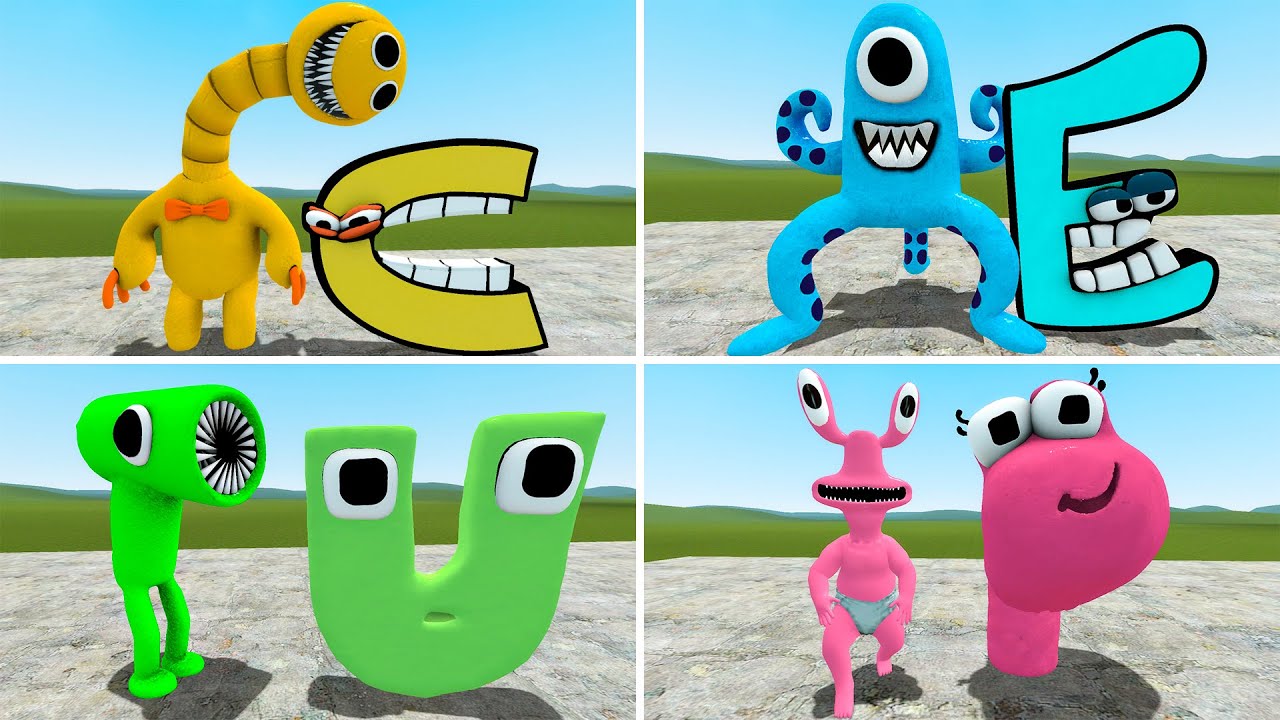 ALPHABET LORE & RAINBOW FRIENDS FAMILY?! - Gmod